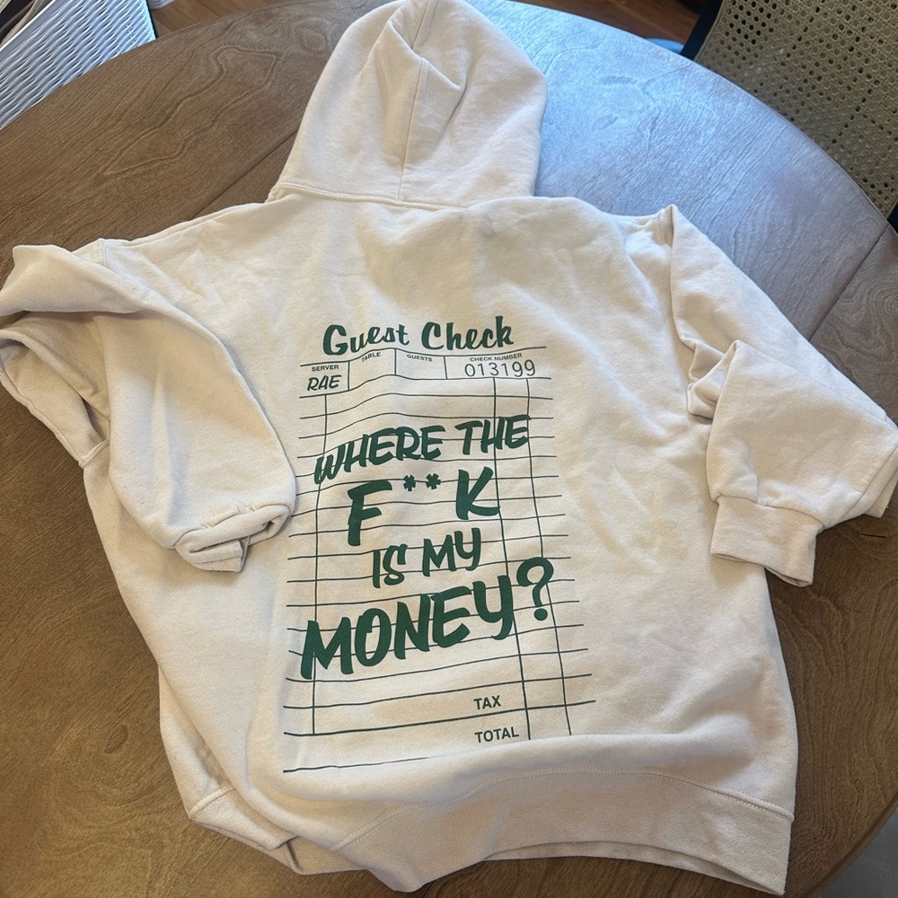 Graphic Hoodie with Bold Text